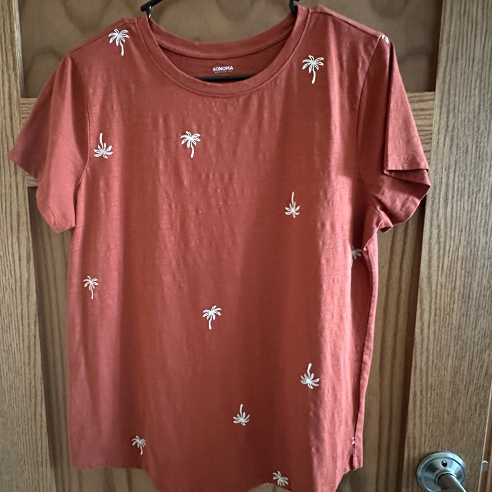 Sonoma Women's Terracotta Palm Tee